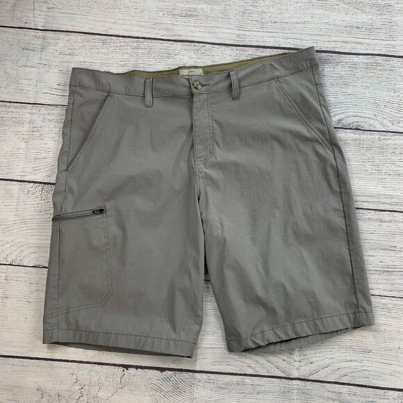 Weatherproof Shorts Men's sz 38 Regular Fit Gray Nylon Inseam 10" - Picture 1 of 7